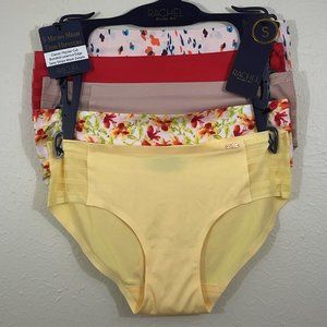 Rachel Roy Sz S 5-Pack Micro Mesh Trim Hipsters NWT